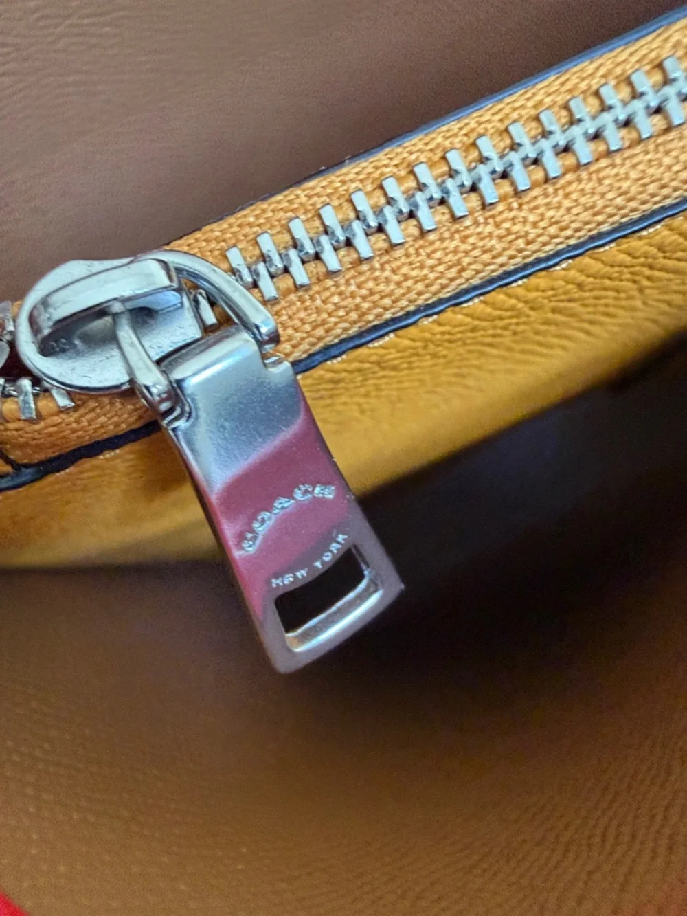 NWT Coach Colorblock Canvas Mollie Bucket Bag — Cream, Red, Navy & Yellow.